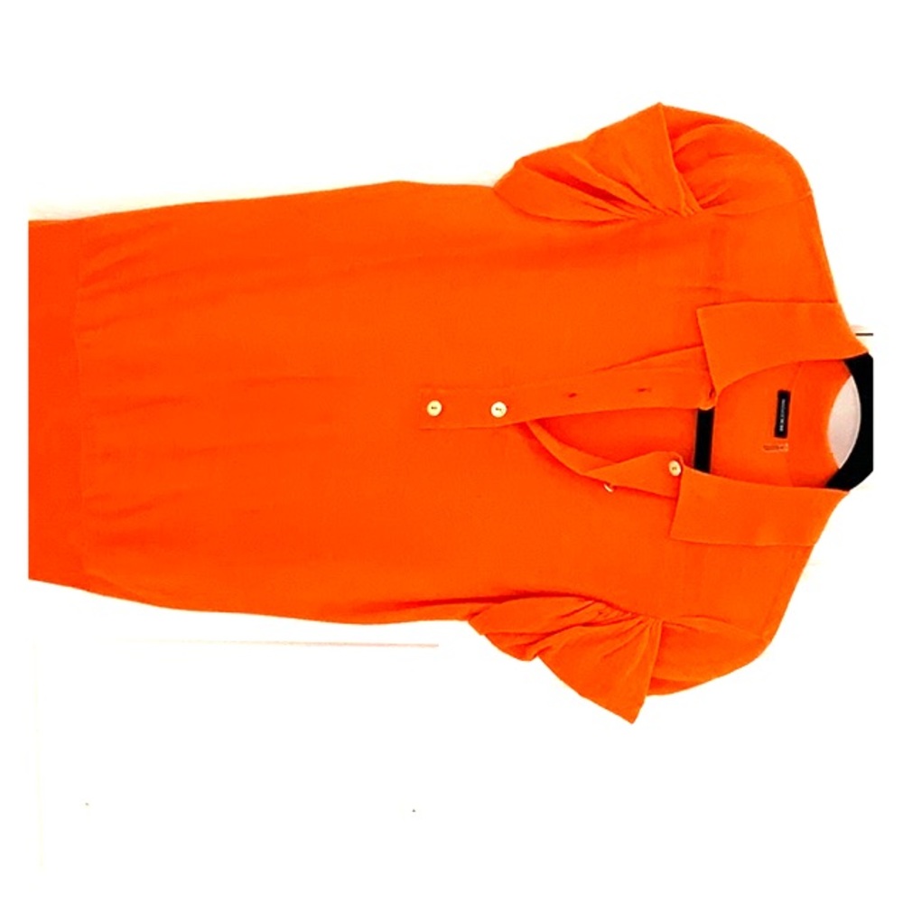 Magaschoni orange knit top
